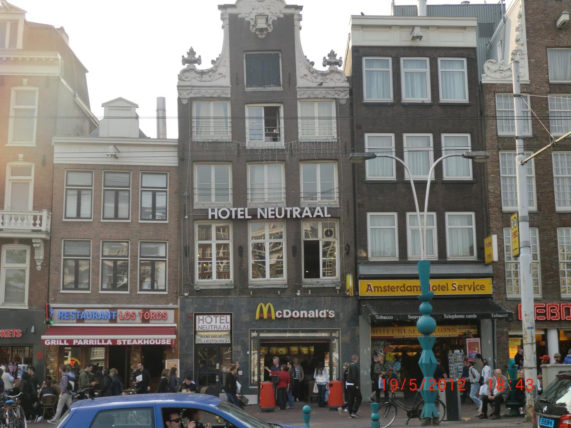 Budget Hotel Neutraal Amsterdam Eksteriør bilde